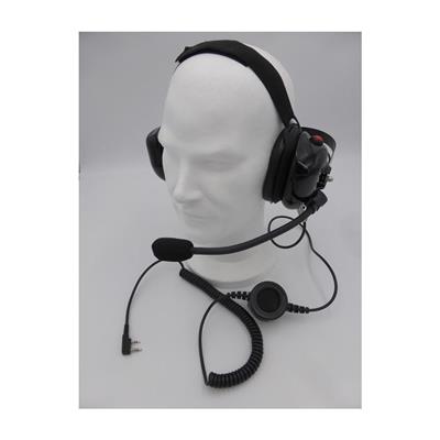 <p>
	PROFESSIONAL AND ROBUST HEADSET WITH NOISE-CANCELLING SYSTEM + &quot;QUICK DISCONNECT&quot; CONNECTOR.<br />
	&bull; Robust professional headset with padded ear cups type gel of maximum comfort, which provide maximum attenuation of ambient noise.<br />
	&bull; Flexible microphone type Gooseneck Boom with Noise Cancellation.<br />
	&bull; Suitable for use with professional homologated helmet and ideal for especially noisy environments.<br />
	<br />
	<strong>GENERAL FEATURES:</strong><br />
	&bull; Headset for two way radio transceivers<br />
	&bull; Boom microphone with noise cancelling, up to at least 20 dB<br />
	&bull; Red PTT on ear-cup.<br />
	&bull; Flexible microphone type Gooseneck Boom with Noise Cancellation.<br />
	&bull; Adjustable upper band and elaborated in fabric, ideal for its integration in work regulation helmet<br />
	&bull; Reinforced metal rear band for perfect support and stability depending on each user<br />
	&bull; Dual Earmuff with acoustic noise reduction material and comfortable gel ear pads.<br />
	&bull; Behind the head metal band with overhead strap, ideal for use with hard hats.<br />
	&bull; Designed for use in noisier environments, like airport fields, races, etc.</p>
<p>
	Available for Icom and Kenwood.</p>
<p>
	PRICE &euro;189</p>
<p>
	&nbsp;</p>

