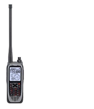 <p>
	<strong>8.33kHz VHF Airband Transceiver</strong></p>
<p>
	The IC-A25NE is the latest development in airband radio technology featuring built-in Bluetooth, GPS and significant VOR navigation functions. Featuring 6 watts of output power, this stylish modern design, easy-to-use interface and large 2.3-inch LCD combine to provide stress-free programming and easy in-flight operation. The handheld includes a large 2350mAh Li-ion battery, providing longer operating time.</p>
<p>
	<b>6 Watts High RF Output Power</b><br />
	For expanded communication coverage, output power has been increased to approximately 6 W typical (PEP) 1.8 W (carrier) compared to the IC-A24E (5/1.5 W (PEP/carrier)).</p>
<p>
	<b>Easy-To-Use Interface</b><br />
	Often used functions are assigned to the ten-key pad and you can directly access the desired function. The enlarged flat sheet keypad offers smooth and swift operation.</p>
<p>
	<b>2.3-inch Large High Visibility LCD</b><br />
	The large, high contrast and highly visible LCD display user-friendly, graphic screens and ensures good readability under sunlight. The operating frequency in large characters can be recognized at a glance. Also, the night mode option allows for easy viewing in low light conditions.</p>
<p>
	<b>&ldquo;Flip-Flop&rdquo; Channel Recall</b><br />
	The IC-A25NE stores the last ten channels used. You can easily recall those channels by using the directional keys or the channel knob or the keypad. This is convenient for switching between several channels, such as NAV and COM channels. You can also freely edit (replace, delete, and change order) the stored recall channels.</p>
<p>
	<b>Built-in Bluetooth for Hands-Free Operation </b><br />
	Hands free operation can be achieved when paired with a compatible third-party wireless Bluetooth headset. When using the optional VS-3 Bluetooth headset, the sidetone function can be used.</p>
<p>
	<b>Intelligent Battery with Detailed Battery Information </b><br />
	The supplied BP-288, 2350 mAh typical intelligent battery pack, provides up to 10.5 hours* of operating time. You can check the condition of the battery pack in the battery status screen. This is very useful for optimum charging and battery health maintenance.</p>
<p>
	<b>Other Features</b><br />
	&bull; 8.33 kHz channel spacing<br />
	&bull; IP57 dust-protection and waterproof construction<br />
	&bull; Operate with six AA-size alkaline batteries with the BP-289 battery case<br />
	&bull; BNC Antenna connection<br />
	&bull; 121.5 MHz emergency key<br />
	&bull; Priority watch<br />
	&bull; VFO scan, memory-channel scan, priority scan<br />
	&bull; ANL (Auto Noise Limiter) for noise reduction<br />
	&bull; Side tone function allows you to hear your voice via an external aviation headset<br />
	&bull; Internal VOX capability<br />
	&bull; 300 memory channels (in 15 memory groups) with 12 character names</p>
<p>
	&nbsp;</p>
<p>
	<b><u>NAVIGATION FUNCTIONS</u></b></p>
<p>
	<b>VOR Navigation Functions</b><br />
	The CDI (Course Deviation Indicator) is detailed like a real VOR instrument; showing any deviation from your course.<br />
	The OBS (Omni Bearing Selector) allows you to change course from the original flight plan.<br />
	The TO-FROM indicator shows the position relationship between your aircraft and the course selected by the OBS.<br />
	The ABSS (Automatic Bearing Set System) function enables you to set the current course or a new course in two simple steps.</p>
<p>
	<b>Near Station Search Function</b><br />
	The near station search function assists you in accessing nearby ground stations. The function searches for nearby stations using the station memories with the GPS position information. To use the near station search function, location data and frequencies of the ground station must be programmed.</p>
<p>
	<b>Built-in GPS with Simplified Waypoint NAV </b><br />
	The simplified waypoint NAV guides you to a destination by using current position information from GPS (also GLONASS and SBAS). The waypoint NAV has two functions: Direct-To NAV and Flight Plan NAV. Up to 10 Flight Plans and 300 waypoints can be memorised in the IC-A25NE.</p>
<p>
	<b>Flight Plan with Android/iOS App</b><br />
	Using RS-AERO1A (Android app) or RS-AERO1I (iOS app), you can make a flight plan on an Android/iOS device and import the plan to the IC-A25NE via Bluetooth. The following four functions are available:</p>
<p>
	1. Create a flight plan<br />
	You can make flight plans on an Android/iOS device by using preprogrammed waypoints in the IC-A25NE.<br />
	2. Set Direct-To NAV<br />
	You can pick up a point on the map and export it to the IC-A25NE for Direct-To NAV.<br />
	3. Display flight plan information<br />
	A flight plan in the IC-A25NE can be displayed on an Android/iOS device.<br />
	4. Display waypoint information<br />
	Preprogrammed waypoints in the IC-A25NE can be exported to an Android/iOS device and plotted on the map application.</p>
<p>
	<b>Two Versions are available for both IC-A25CE and IC-A25NE</b><br />
	A &lsquo;Sport&rsquo; pack is available combining the IC-A25CE or IC-A25NE transceiver with BP-289 AA Battery Case, CP-20 cigarette lighter cable with DC-DC converter, MB-133 belt clip, FA-B02AR antenna and hand strap.</p>
<p>
	A &lsquo;Pro&rsquo; pack is available combining the IC-A25CE or IC-A25NE transceiver with BP-288 Li-Ion battery pack, OPC-2379 headset adapter cable, BC-224 rapid desktop charger, BC-06 AC adapter, CP-20 cigarette lighter cable with DC-DC converter, MB-133 belt clip, FA-B02AR antenna and hand strap.</p>

