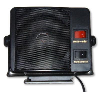 <p>Extension speaker with mute switch and noise filter ideal for scanners cb and general receivers.</p>
<p>
<h3>PRICE &euro;25</h3>
<h3>&nbsp;</h3>
</p>