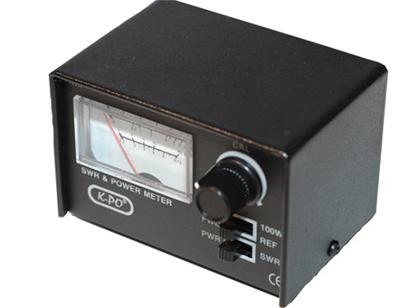 <div class="tab_page" id="tab_pictures">
	Meter for checking SWR every-time an aerial is moved or a new one installed to ensure maximum range and signal strength<br />
	SWR / PWR Meter<br />
	26.MHz - 29MHz<br />
	RF Power: 0-10W / 10-100W<br />
	Connector SO239</div>
<p>
	85 x 56 x 60mm</p>
<p>
	&nbsp;</p>
<p>
	PRICE &euro;25</p>
<p>
	&nbsp;</p>
<p>
	Patch lead&nbsp; &euro;5 extra</p>

