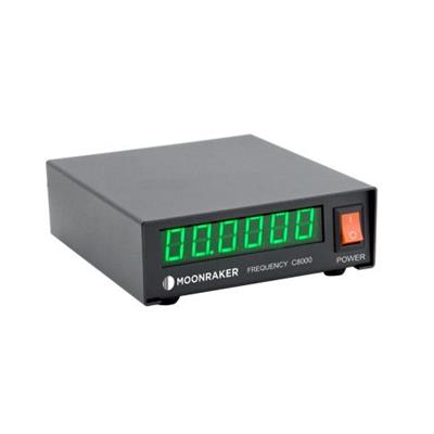 <p>
	The C8000 frequency counter is designed for measuring frequencies between 0.3-50MHz. The unit has 2 x SO239 connectors on the rear panel and also a very high sensitivity BNC socket for reading very weak signal frequencies.</p>
<p>
	<b>Specification</b></p>
<ul>
	<li>
		Power supply required 12-14 volts</li>
	<li>
		Power Rated: 1-50W</li>
	<li>
		Absorbtion 150mA</li>
	<li>
		Frequency range 0.3-50MHz</li>
	<li>
		Sensitivity better than 50mV</li>
	<li>
		Size 125 x 170 x 35mm</li>
	<li>
		Weight 0.86 Kg</li>
</ul>
<p>
	&nbsp;&nbsp;&nbsp;&nbsp;&nbsp;&nbsp;&nbsp;&nbsp;&nbsp;&nbsp;&nbsp; PRICE &euro;125</p>
