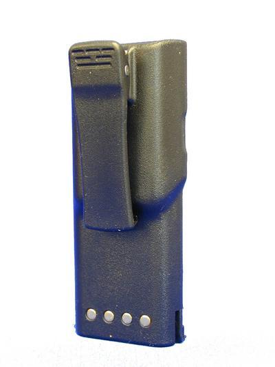 <p>Replacement battery for Motorola GP300 hand held radio c/w belt clip.</p>