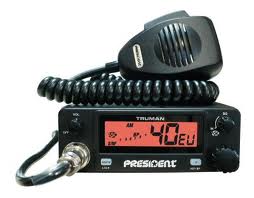 <p>
	&nbsp;</p>
<address>
	<span class="Title">One of the best cb radios from president</span></address>
<p>
	<span style="font-family: Verdana,Arial,Helvetica,sans-serif; font-size: 12px;"><strong><em>CONTROLS &amp; FUNCTIONS </em></strong><br />
	- 40 AM/FM UK FM channels<br />
	<span style="color: rgb(255, 255, 255);">- </span><strong><span style="color: rgb(254, 0, 0);">all european standards </span></strong><br />
	- Volume with power ON/OFF<br />
	<span style="color: rgb(255, 255, 255);">- </span>control<br />
	-&nbsp;Multi-functions LCD display<br />
	- Manual and automatic<br />
	<span style="color: rgb(255, 255, 255);">- </span>squelch (ASC)</span><br />
	<span style="font-family: Verdana,Arial,Helvetica,sans-serif; font-size: 12px;"><span style="font-size: 12px;">- Channel selector<br />
	- ANL filter built-in<br />
	- Lock function<br />
	- Key Beep function<br />
	- Front microphone plug<br />
	- Microphone<br />
	- Jack for external speaker </span></span></p>
<p>
	<span style="font-family: Verdana,Arial,Helvetica,sans-serif; font-size: 12px;"><span style="font-size: 12px;"><strong><em>DIMENSIONS </em></strong><br />
	- Width 125 mm<br />
	- Height 45 mm<br />
	- Depth 150 mm<br />
	<em><span style="font-size: 9px;">dimensions without antenna plug and/or heatsink</span></em></span></span></p>
<p>
	<strong><span style="font-family: Verdana,Arial,Helvetica,sans-serif; font-size: 12px;"><span style="font-size: 12px;"><em><span style="font-size: 9px;">PRICE &euro;139</span></em></span></span></strong></p>
<p>
	&nbsp;</p>
